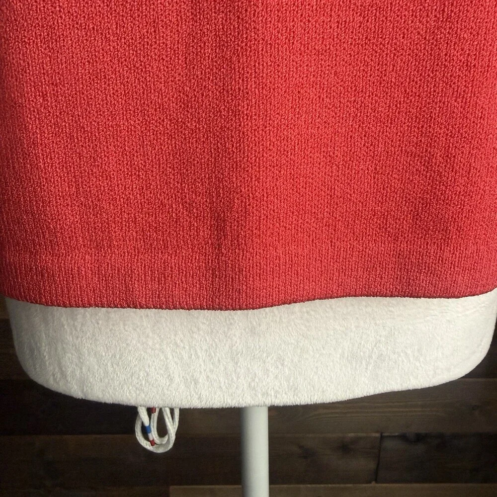 St. John Women’s Santana Knit Tank Top Shell Size M Pink Coral Sleeveless Scoop - Picture 5 of 11